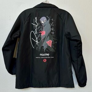 Primitive x Naruto Shippuden Kids Crows Black Coaches Jacket